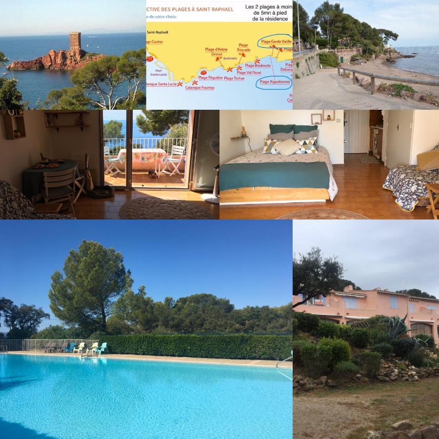 Boulouris Panorama Vue Mer Apartment Saint-Raphael  Luaran gambar